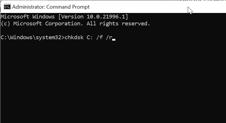 Administrator Command prompt